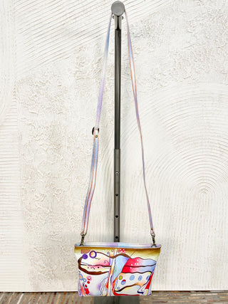Magnifique Convertible Crossbody/Wristlet, Colorful Bubbles - Statement Boutique