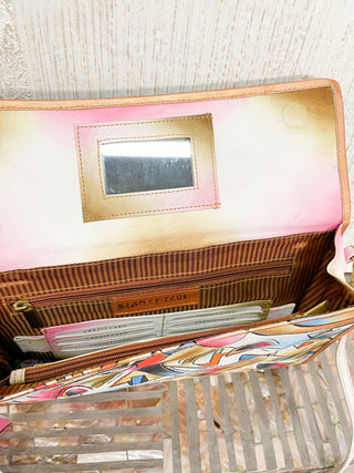 Magnifique Large Convertible Clutch, Multi Abstract - Statement Boutique