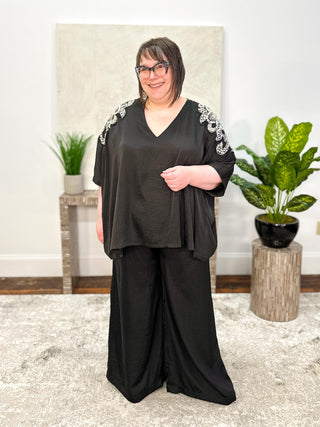 Mat Wide Leg Pant, Black - Statement Boutique