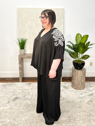 Mat Wide Leg Pant, Black - Statement Boutique