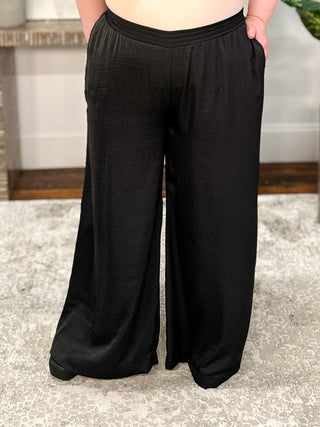 Mat Wide Leg Pant, Black - Statement Boutique