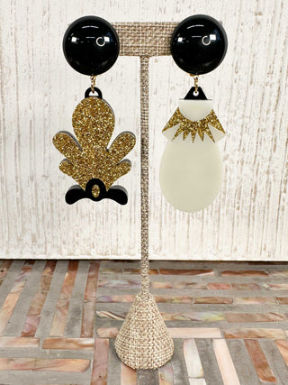 Michaela Malin Arlie Clip Earrings, Gold - Statement Boutique
