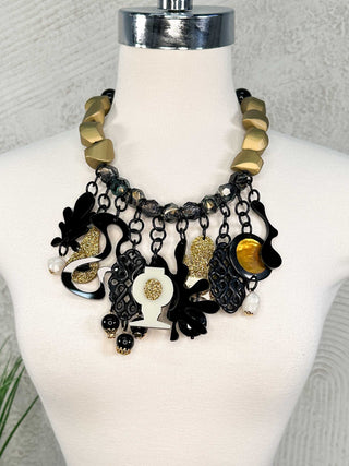 Michaela Malin Clyde Necklace, Gold - Statement Boutique
