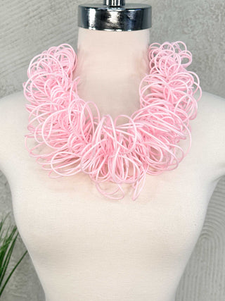 Michaela Malin Maya Necklace, Pink - Statement Boutique
