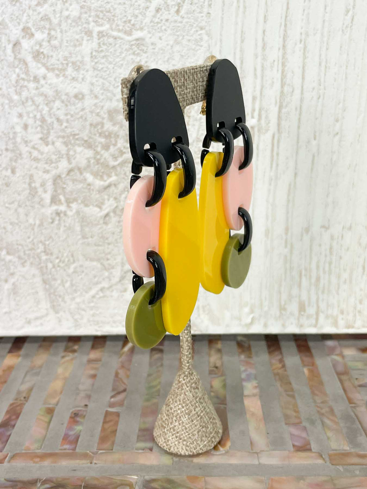 Michaela Malin Trio Clip On Earrings, Delta - Statement Boutique