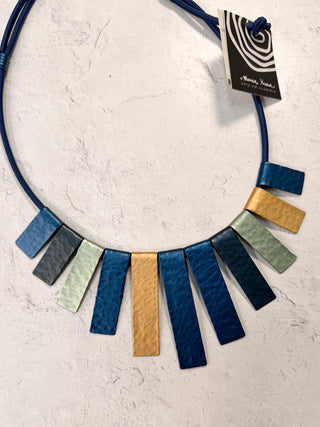 Adelaide Necklace, Blue Combo