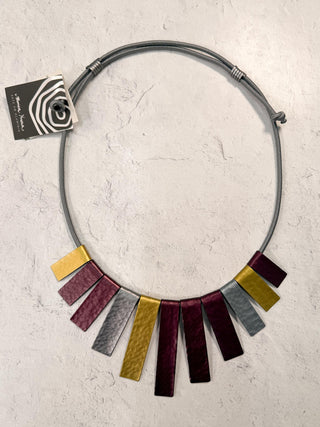 Adelaide Necklace, Gunmetal Combo