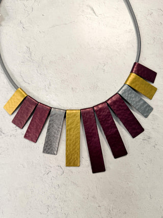 Adelaide Necklace, Gunmetal Combo