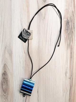 Monica Krexa Florence Pendant Necklace, Blue Combo - Statement Boutique