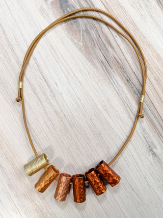 Monica Krexa Milano Necklace, Copper Combo - Statement Boutique