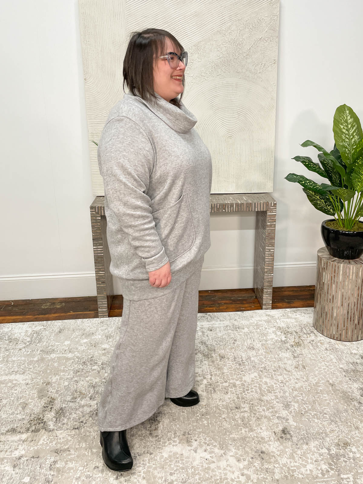 NY 77 Anna Pants, Grey - Statement Boutique