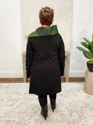 NY 77 Asia Tunic, Black/Green - Statement Boutique