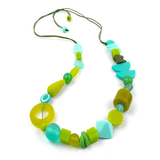 Nusantara Inc. Mod Resin Necklace-82272 - Statement Boutique