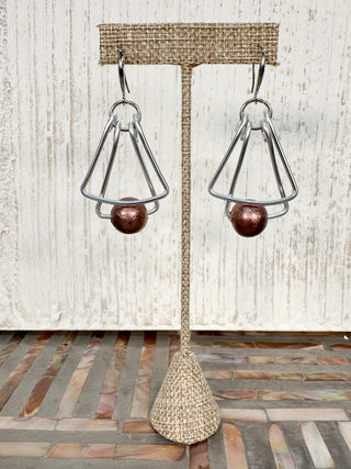 OC Jewelry Athena Earrings, Copper - Statement Boutique