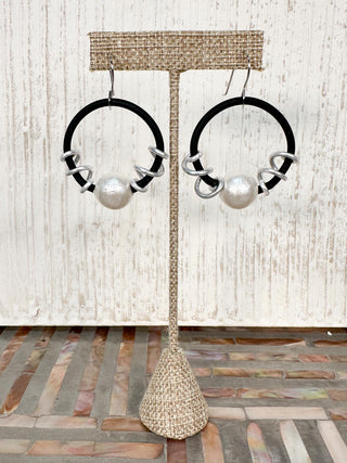 OC Jewelry Impala Earrings, White - Statement Boutique