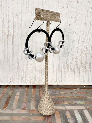 OC Jewelry Impala Earrings, White - Statement Boutique