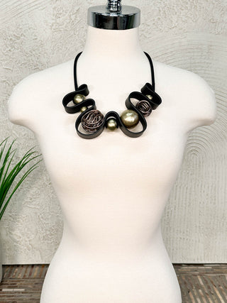 OC Jewelry Amazon Necklace, Antique Bronze - Statement Boutique