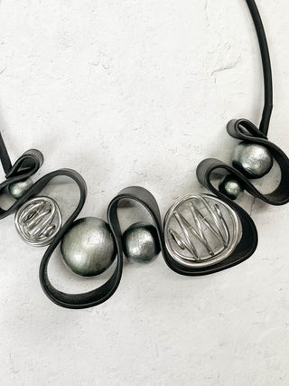 OC Jewelry Amazon Necklace, Silver - Statement Boutique