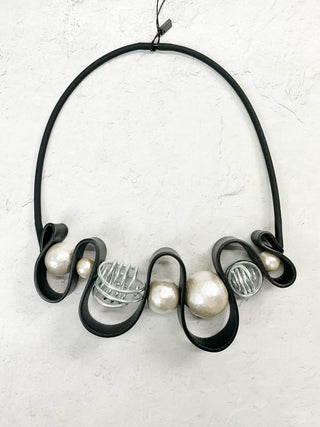 OC Jewelry Amazon Necklace, White - Statement Boutique