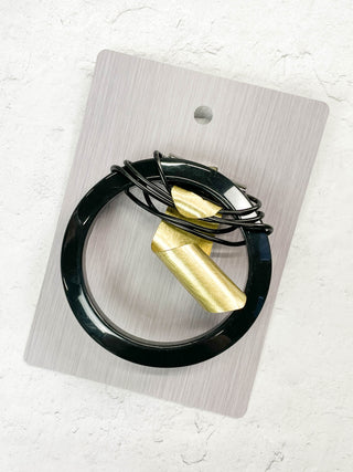 OC Jewelry Cisco Magnet Brooch, Brass - Statement Boutique