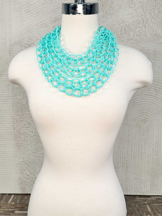 OC Jewelry Dana Necklace, Turquoise - Statement Boutique