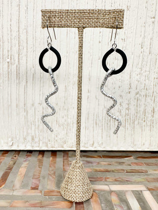 OC Jewelry Elan Earrings, Silver - Statement Boutique
