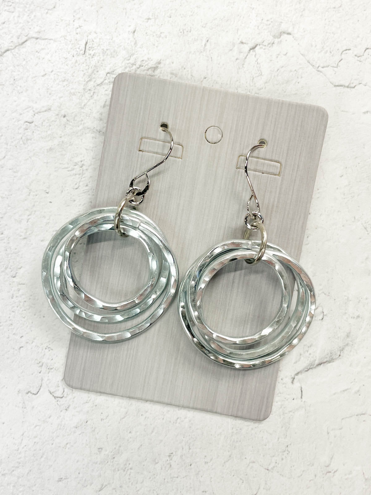 OC Jewelry Salone Earrings, Silver - Statement Boutique