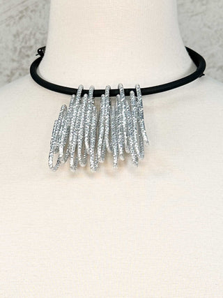 OC Jewelry Simone Necklace, Silver - Statement Boutique