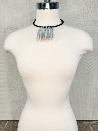 OC Jewelry Simone Necklace, Silver - Statement Boutique