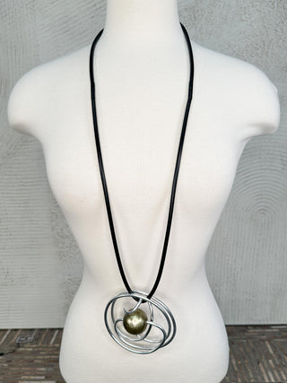 OC Jewelry UL Swirl Convertible Necklace, Bronze - Statement Boutique