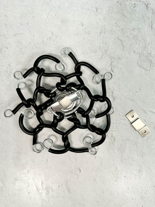 OC Jewelry Ursula Magnet Brooch, Silver/Black - Statement Boutique