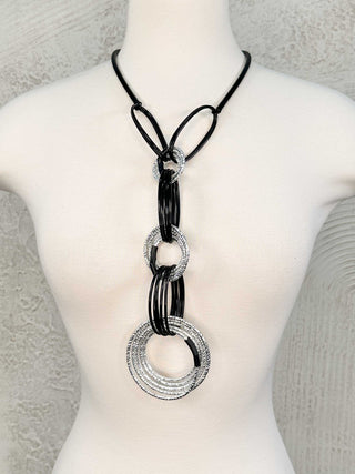 OC Jewelry Yulia Necklace, Silver - Statement Boutique