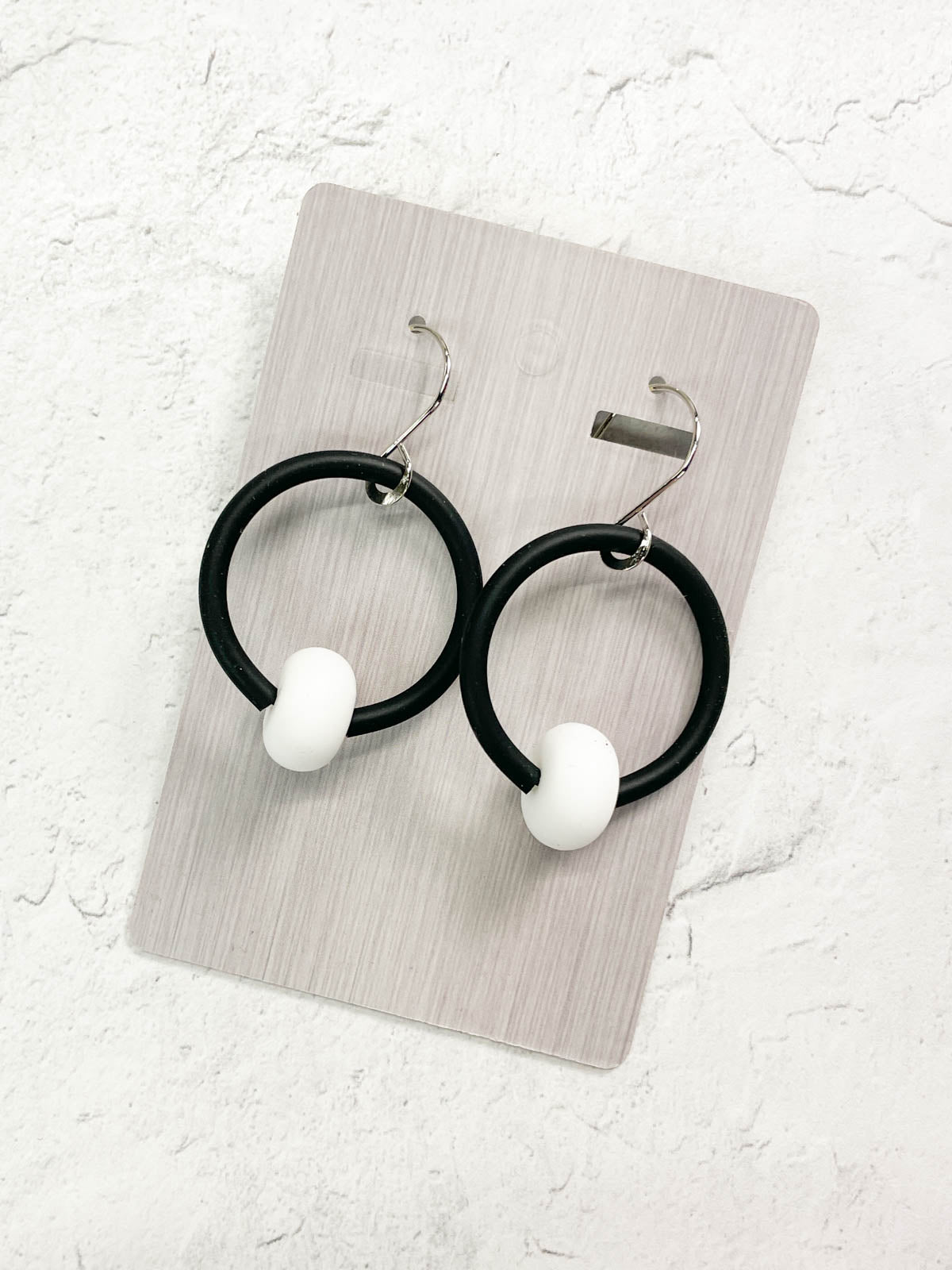 OC Jewelry Zen Earrings, White - Statement Boutique