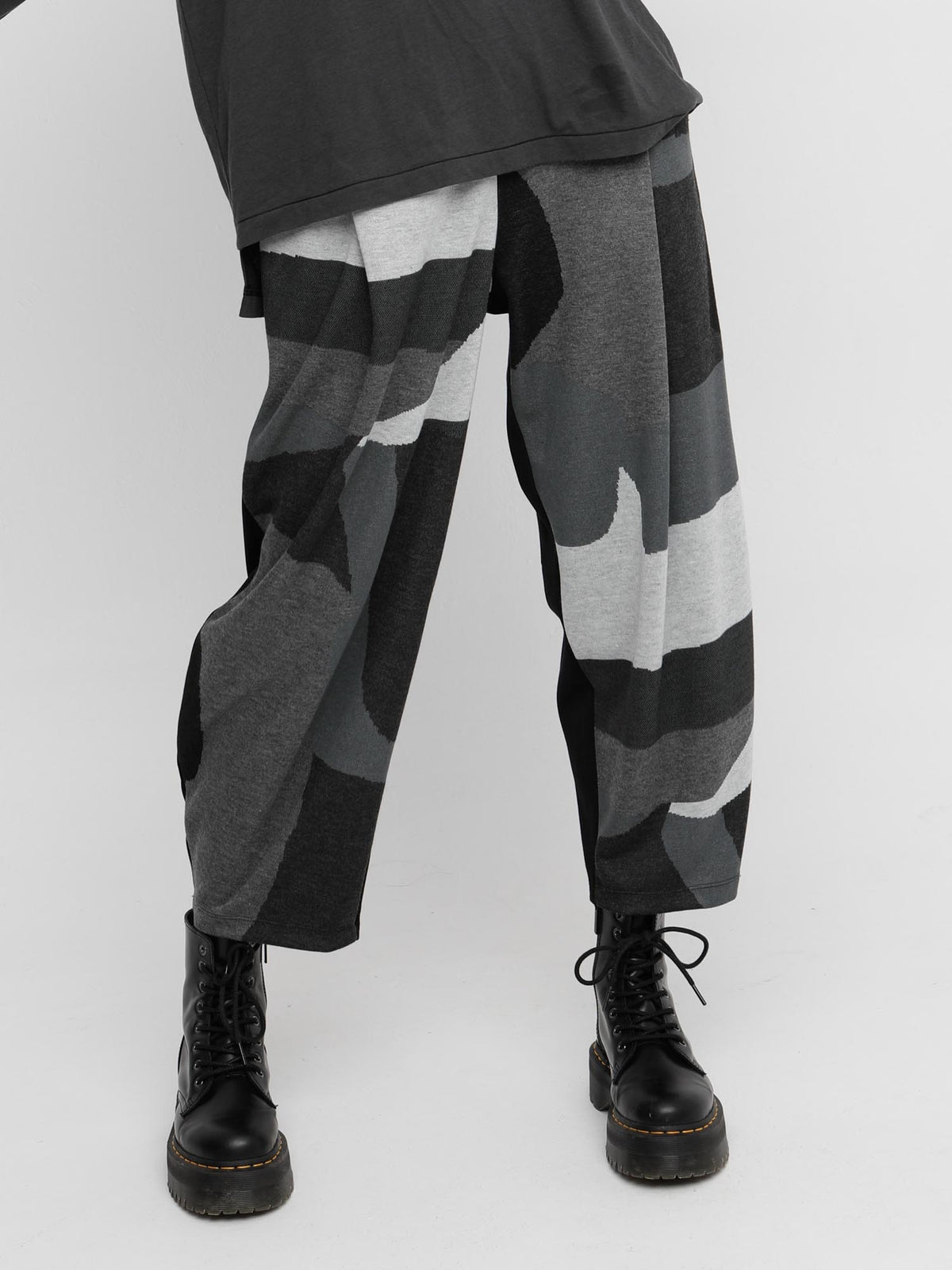 Ozai N Ku Knit Lantern Pant, Clouds - Statement Boutique