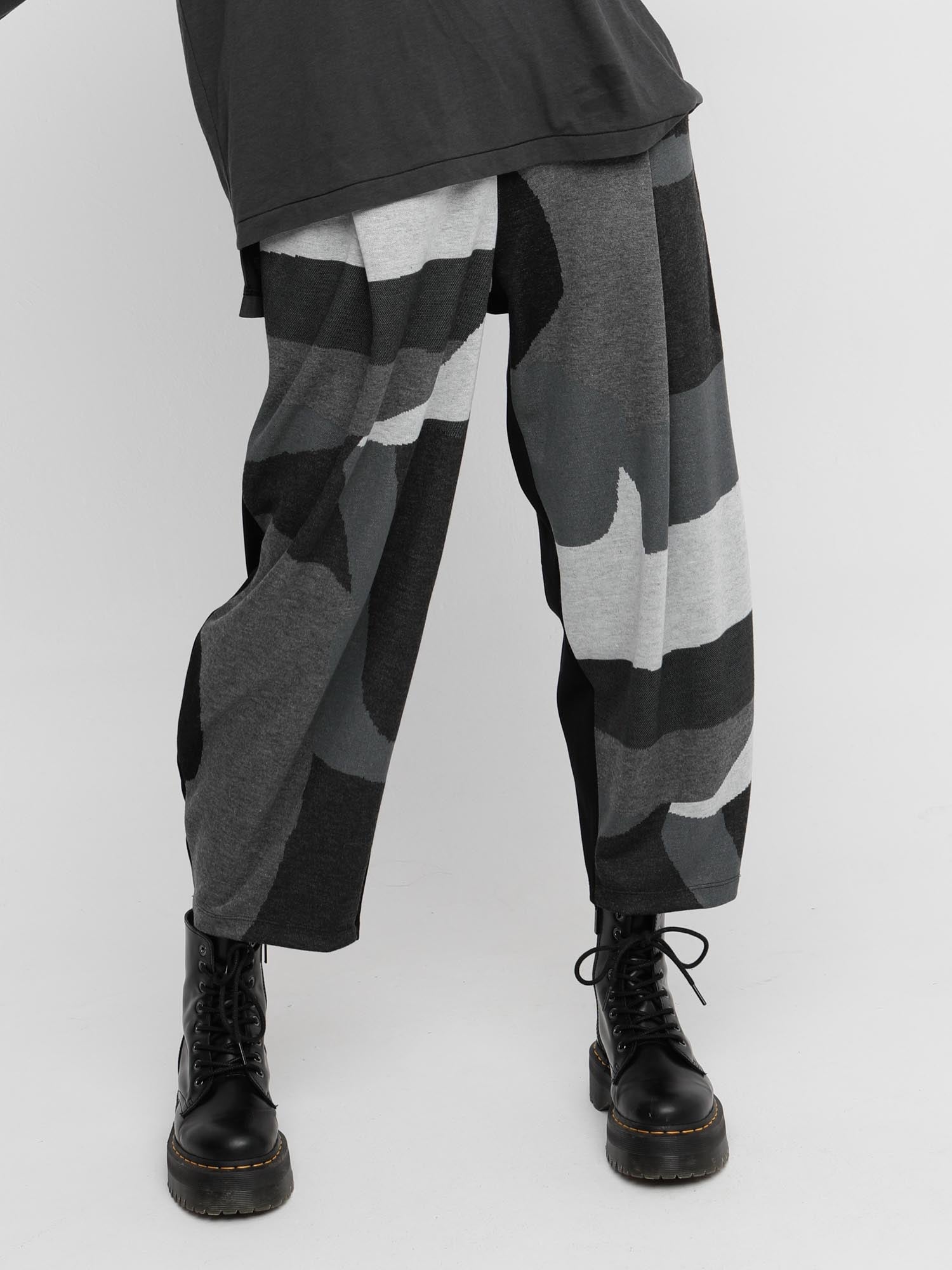Ozai N Ku Knit Lantern Pant, Clouds - Statement Boutique