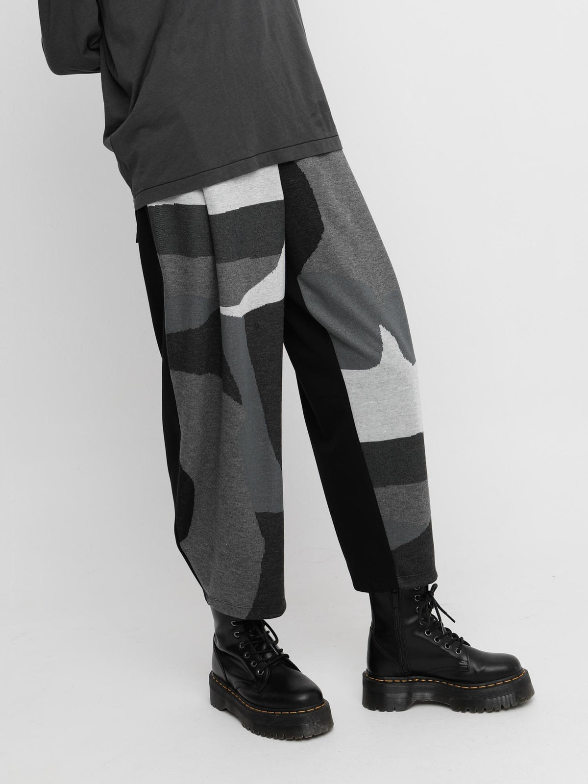 Ozai N Ku Knit Lantern Pant, Clouds - Statement Boutique