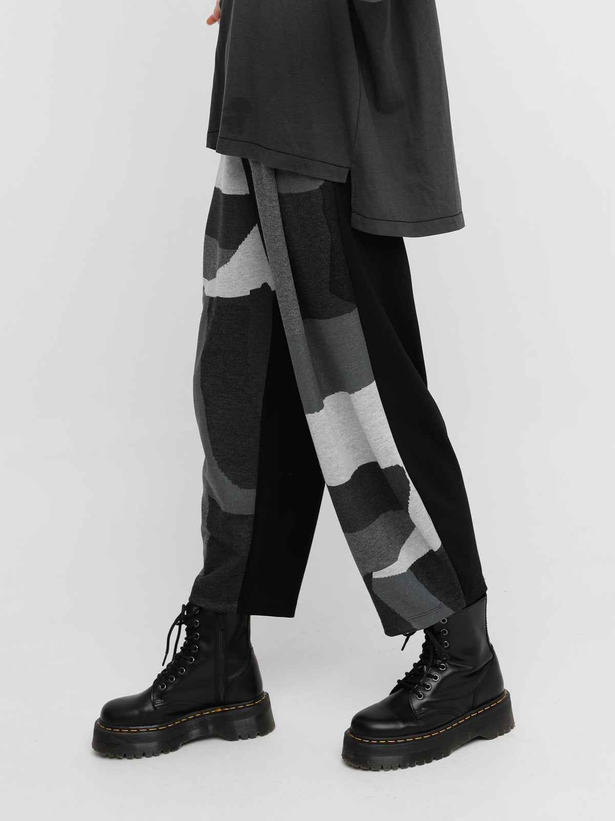 Ozai N Ku Knit Lantern Pant, Clouds - Statement Boutique