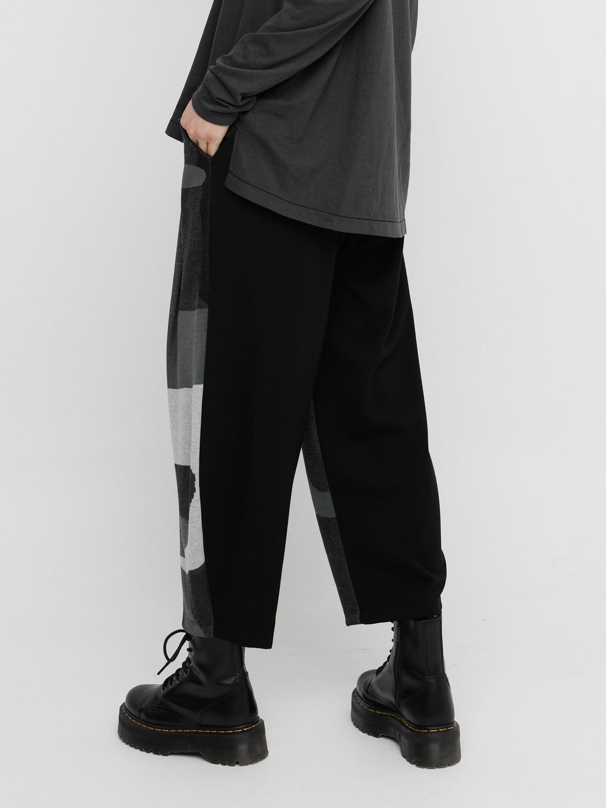 Ozai N Ku Knit Lantern Pant, Clouds - Statement Boutique