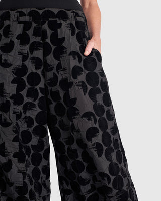 Alembika U.S. Hematite Wide Leg Pants, Crescent - Statement Boutique