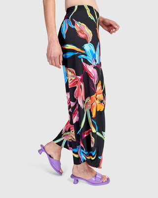 Flower Print Punto Pant, Bloom