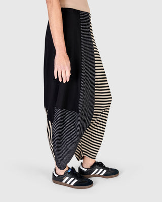 Alembika Urban Mixed Harem Pant, Stripes - Statement Boutique