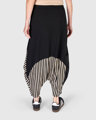 Alembika Urban Mixed Harem Pant, Stripes - Statement Boutique