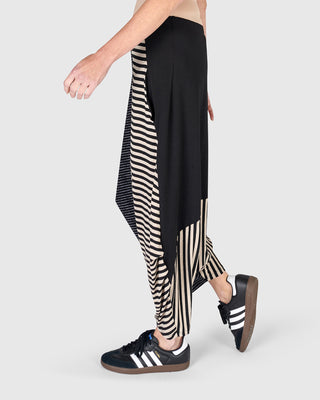 Alembika Urban Mixed Harem Pant, Stripes - Statement Boutique