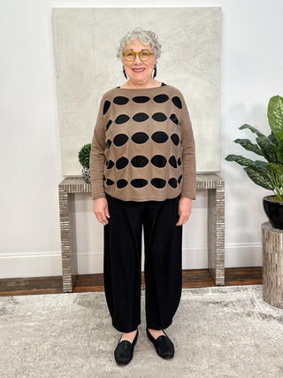 Ovals Sweater, Turtle
