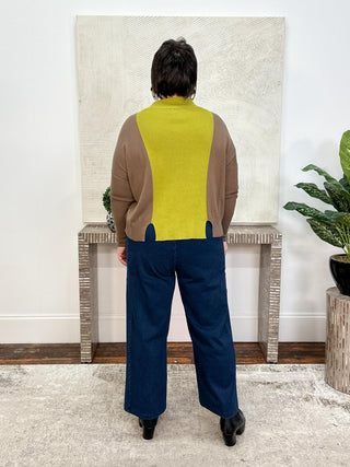 Sporty Sweater, Turtle/Pea