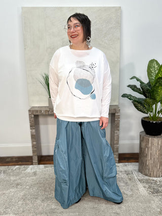 Bubbles T, White/Black/Cameo