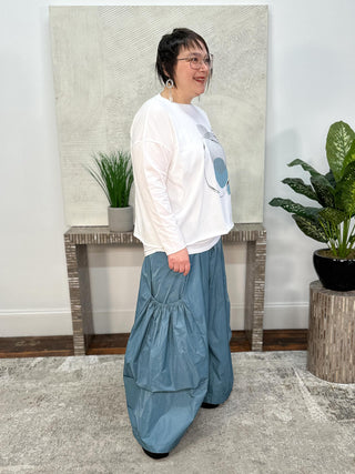 Nylon Big Pocket Pant, Vapor