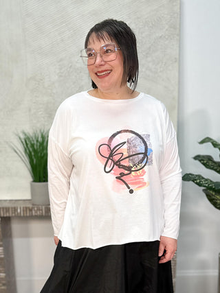 Doodles T, White/Multi