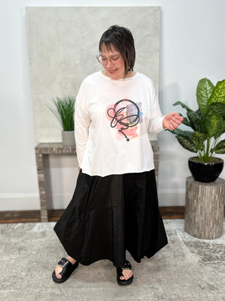 Doodles T, White/Multi