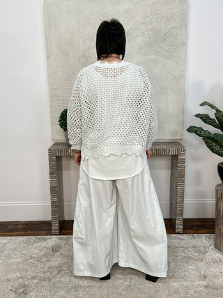 Planet by Lauren G Hamptons Sweater, Mint - Statement Boutique